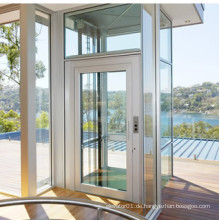 MRL Outdoor 250 ~ 400KG Glas Aufzug Aufzug für Villa